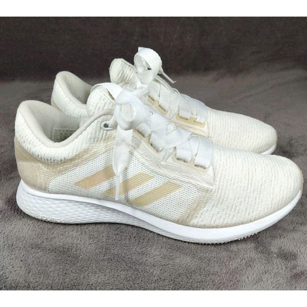Adidas Bounce Edge Lux #125331049‎ Women's Running Shoes Ivory Size 7.5